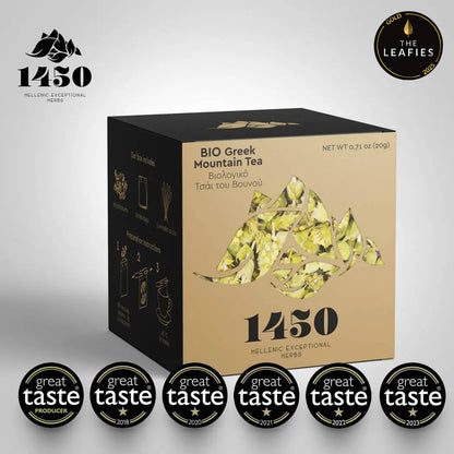 Greece - 1450 Hellenic Exceptional Herbs - Organic Greek Mountain Tea